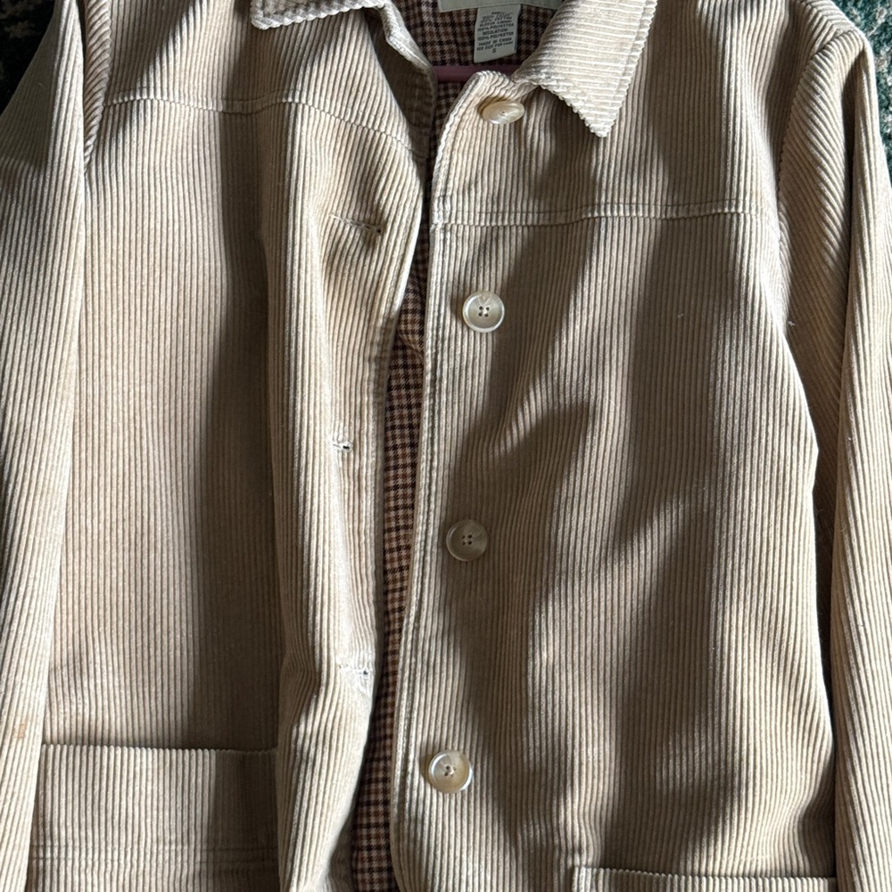 Men's Tan Corduroy Jacket